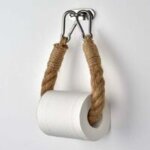 Support pour rouleau de papier toilette, porte - papier salle de bain support de rouleau de serviette ...