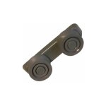 Support roulette de panier