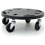 Support à roulettes rond diamètre 40 x 12, 5 cm 4 roues capacité max 275 kg plantes meubles ou matériel ... Support à roulettes rond diamètre 40 x 12, 5 cm 4 roues capacité max 275 kg plantes meubles ou matériel ...