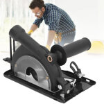 Support de scie � ruban avec protection anti - poussi�re et base de coupe pour meuleuse d'angle - accessoire ...