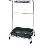 Support pour serpill�re, porte - balai, support mobile pour le sol, chariot de nettoyage mobile, roues ...
