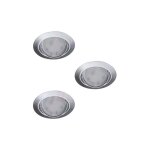 Kanlux - support spot led encastrable 3x10w intrieur gu5. 3 / gu10 ??82mm - blanc chaud 3000k 23847 ...