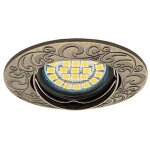 Support spot led encastrable orientable design rond baroque - kanlux 88609144 88609144 88609144 88609144 ...