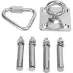 Support de suspension pour hamac avec crochet carr�, �crou triangulaire et vis d'expansion