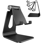 Support de t�l�phone ajustable multi - angles pour iphone 16 - 6 plus et samsung s10 / s9, noir.