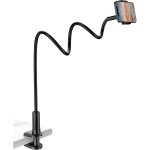 Support de t�l�phone pour lit flexible long bras r�glable de en col de cygne pour iphone, smartphone, ...