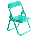 Support de t�l�phone pliable en plastique vert menthe pour bureau �tudiant - support de tablette