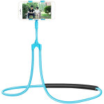 Support de t�l�phone portable bleu de 78 cm (31 pouces) � suspendre autour du cou, multifonctionnel, ...