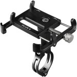 Support de tlphone pour vlo / moto, aliaj en aluminium, 55 - 100mm, noir