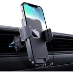 Support t�l�phone voiture [clip de qualit� militaire] porte t�l�phone rotatif � 360 degr�s pour grille ...