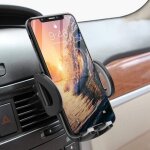 Support de t�l�phone de voiture, support de t�l�phone pour grille d'a�ration pour voiture, support d