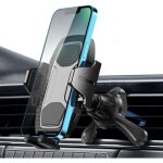 Support telephone voiture grille aeration auto porte support compatible smartphone 360� rotation