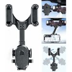 Support t�l�phone voiture - t�l�phone support pour r�troviseur - t�l�phone support pivotant 360� r�tractable ...
