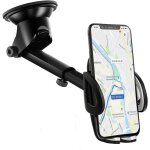 Support telephone voiture tableau de bord [2 en 1] rotation 360� universel support portable voiture ventouse ...
