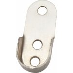 Support tringle penderie 10 pcs support dressing penderie ovale acier chrom support pour tringle rideau, ...