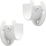 Support tringle rideaux support barre penderie en acier inoxydable, r�glable fixation attache tringle ...