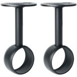 Support de tringle � rideaux support tringle penderie avec vis support de plafond pour rideau et armoire, ...
