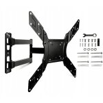 Support tv 23 - 65 rotatif inclinable pour tv en acier