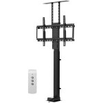Support tv motorise pour ecran 32 - 70 pouces / 81, 3 - 178 cm, fixation tv verticale reglable, accroche ...
