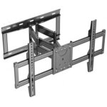 Support tv � mouvement complet pour t�l�viseurs de 42 � 80 pouces - support mural pivotant, inclinable ...