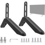 Support tv universel avec vis, montage facile, support de table, pieds de tv compatibles avec vizio, ...