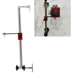 Support universel pour niveau laser - montage sur poteau rond, r�glable pour travail du bois