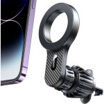 Support de voiture magntique pour iphone avec magsafe pour grille d'aration, noir