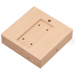 Supporto quadrato per archet(to) in legno
