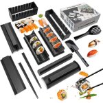 Sushi making kit sushi maker 12 pcs plastic premium set sushi tool set sushi rice roll - crea