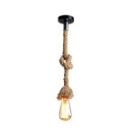 Suspension 1m e27, lustre industriel en corde de chanvre suspension pour salon chambre Suspension 1m e27, lustre industriel en corde de chanvre suspension pour salon chambre