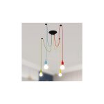 Suspension 4 bras lustre araigne colors - lightess