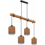 Lampe led suspendue 4 flammes abat - jour lampe suspendue aspect bois lampe de salon à orienter, métal ... Lampe led suspendue 4 flammes abat - jour lampe suspendue aspect bois lampe de salon à orienter, métal ...