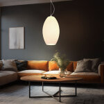 Suspension suspension abat - jour en verre opale abat - jour lampe de salle � manger cuisine, m�tal verre ...