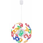 Suspension chambre d'enfants suspension lettres lampe pour enfants en forme de boule, plastique color, ...