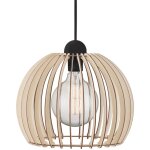 Suspension chino 30 bois nature (marron), h. 26 - ip20 - e27 / nordlux int�rieur