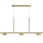 Suspension contina 3 - spot m�tal laiton, h. 41. 3 - ip20 - g9 / nordlux int�rieur