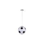 Suspension de football pour chambre d'enfant, boule de verre suspendue, douille e27, lustre de chevet ...