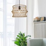 Suspension d'int�rieur paloma 140cm r�glable corde naturel compatible led