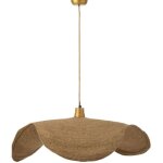 J - line - suspension en jonc naturel naturel 48x55 cm
