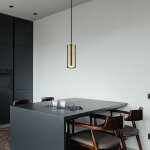 Suspension lampe de salle  manger, suspension moderne, rglable en hauteur, mtal, laiton antique noir, ...