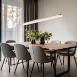 Suspension lampe suspendue luminaire de cuisine r�glable en hauteur led l 100cm