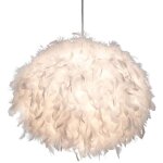 Suspension lampe suspendue plafonnier lampe de cuisine lampe de salle  manger plumes d 60 cm