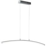 Wofi - suspension led argent suspension suspension salle  manger, mtal, 1x 12w 960lm blanc chaud, lxlxh ...