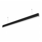 Silumen - suspension linaire led 120cm 40w interconnectable - noir