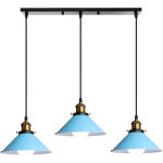 Suspension luminaire industrielle 3 lumi�re plafonniers design edison m�tal lustre suspension avec support ...