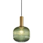 Suspension luminaire industrielle lustre vintage douille e27 abat jour plafond suspension en verre  ...