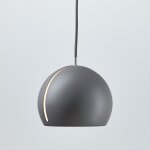 Suspension luminaire industrielle vintage lampe suspendue 360� rotatable lustre plafond m�tal gris