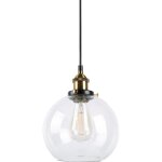 Suspension luminaire industrielle vintage rtro edison abat - jour en verre lustre lampe design plafonnier ...