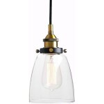Suspension luminaire industrielle vintage rtro edison abat - jour en verre lustre lampe design plafonnier ...