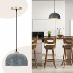 Suspension luminaire, lustre plafonnier suspendu moderne avec socle mtallique, hauteur de suspension ...